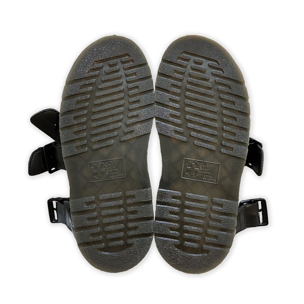 Dr. Martens Black Vegan Gryphon Gladiator Sandals Size US 6.5 Unisex - Picture 6 of 6